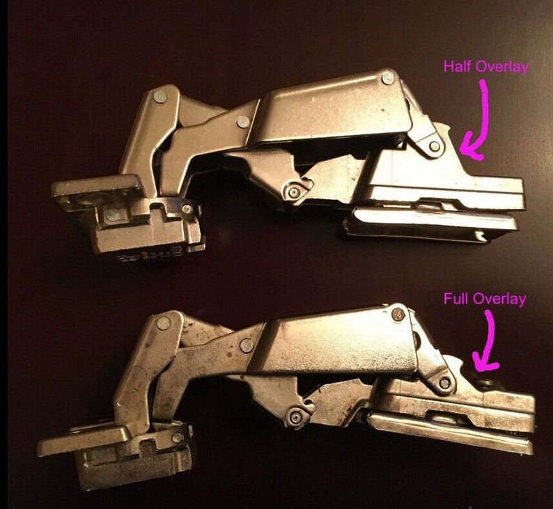 NEW Grass Hinge 3903 1203 2625110 Snap on 170 Free Swing, HALF Overlay