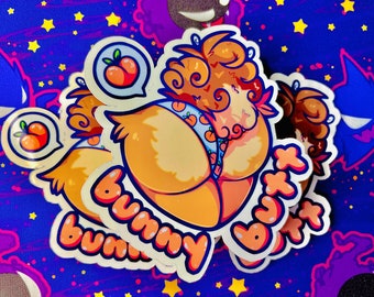 Bunny Butt Sticker