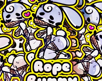 Rope Bunny Sticker