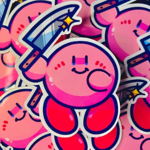 Knife kirby Sticker