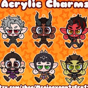 BG3 l Baulders Gate 3 Acrylic Charms