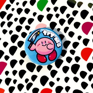 Knife kirby Pinback Button 1.5&quot;