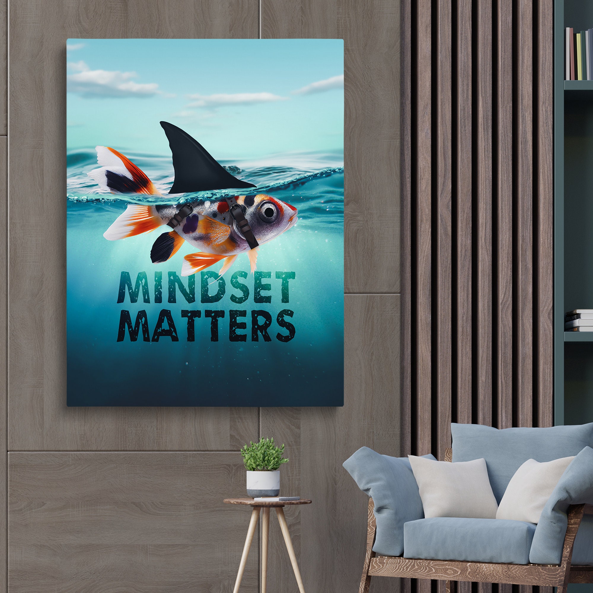 Office Wall Art, Inspirational Success Artwork, Home Office Decor