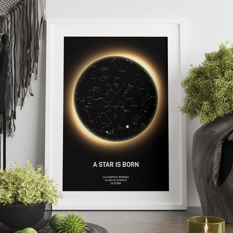 Star Map Custom sky Map Printable - Il 794xN.4668915719 48lp 