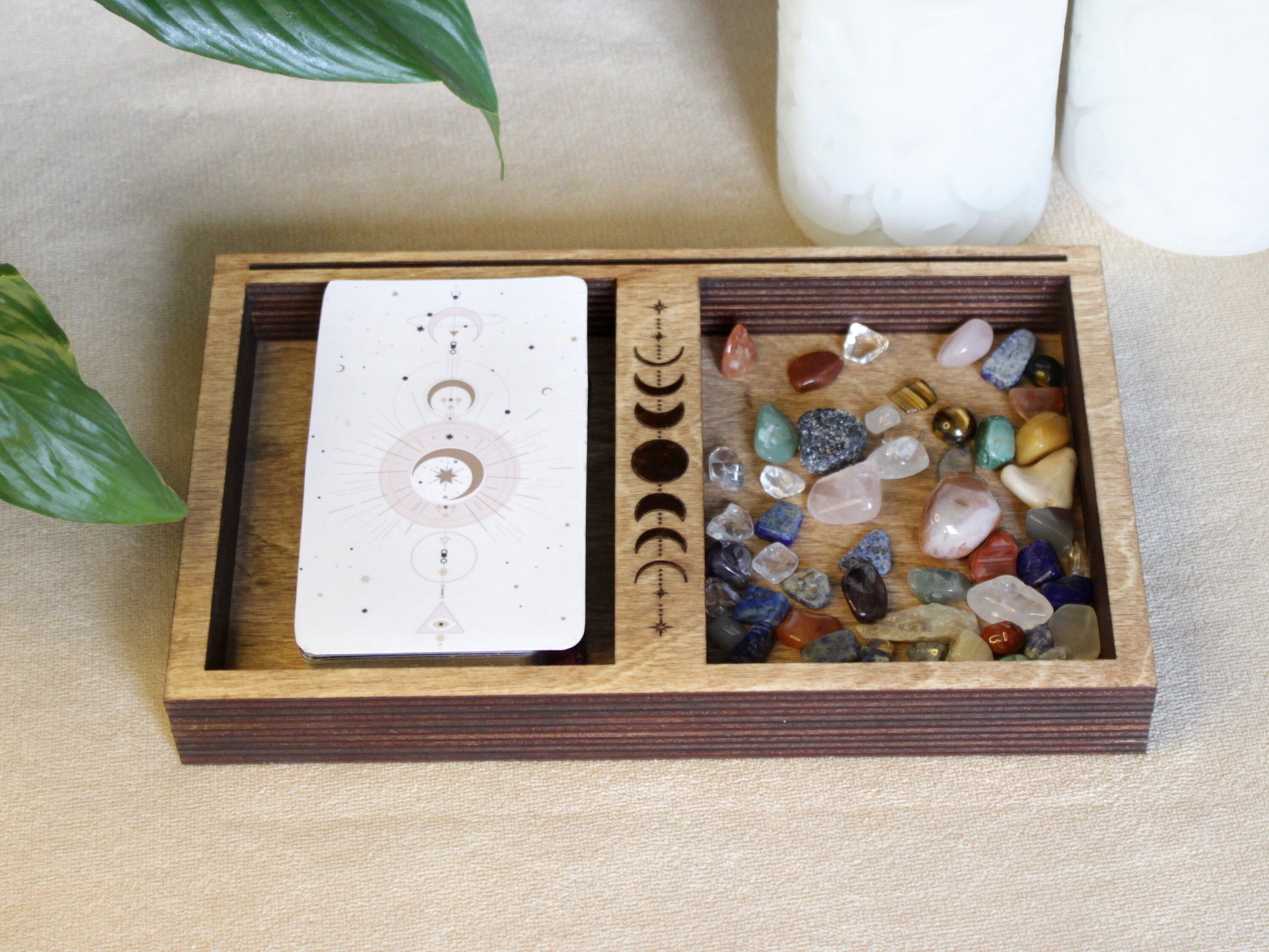 Trinket Box Small Things Organizer. Altar Box Crystals Tarot Etsy