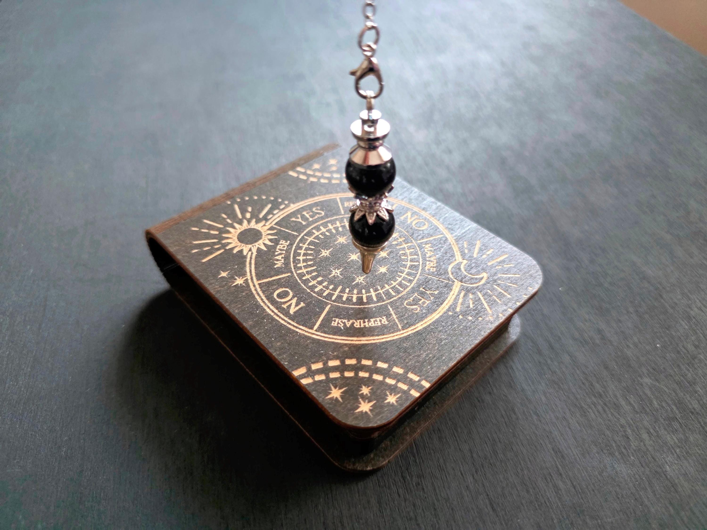 Dowsing Pendulum and Divination Chart Board Storage Box Set - Etsy
