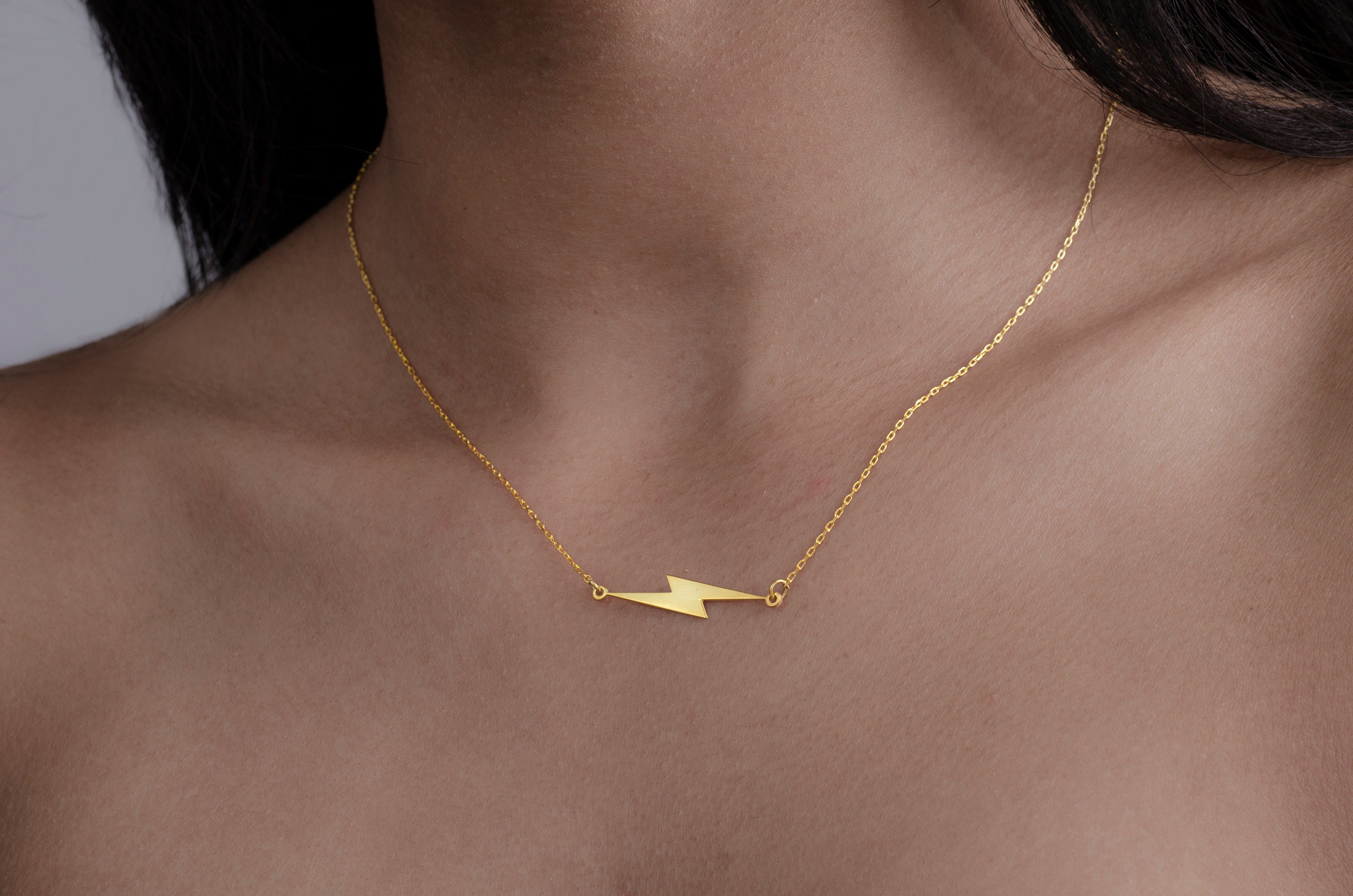 Lightning Necklace, Kendall Toole Lightning Necklace, Custom Lightning  Necklace, Gift for Mom, Lightning Charm and Necklace - Etsy Singapore