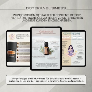 dTERRA Marketing-Kit for Beraterinnen – 30+ Canva Posts, Reels-Ideen-Ideen & Content voor meer informatie