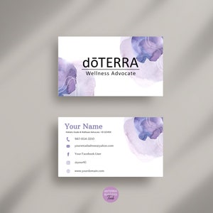 doTERRA Visitenkarten, DoTERRA Visitenkarten individuell, Ätherische Öle