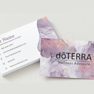 doTERRA Visitenkarten, DoTERRA Visitenkarten individuell, Ätherische Öle