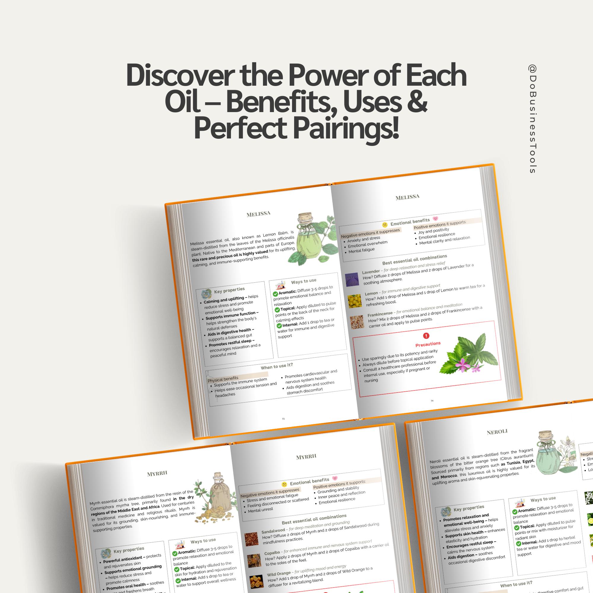 Doterra Essential Oils Guide PDF • Usage • Benefits & Protocols for ...