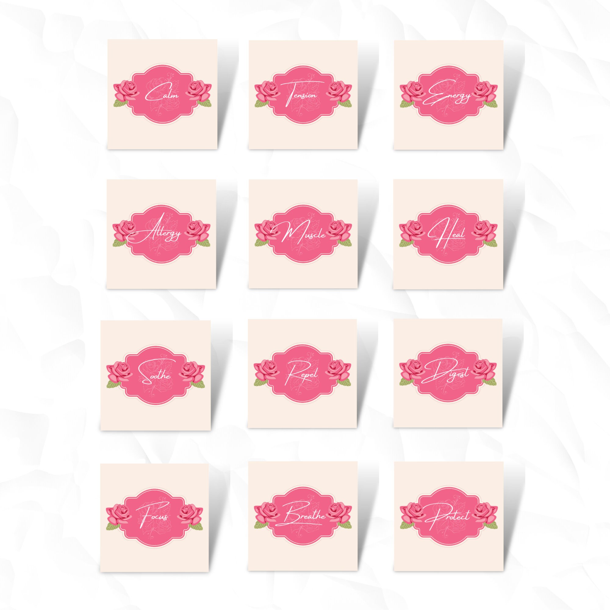 Essential Oils Labels , Printable Essentials Oils Label 10ml & 30ml ...