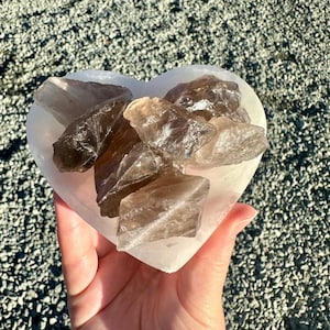 Raw smokey quartz