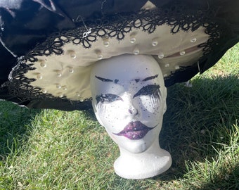 Black Mushroom Hat - Etsy