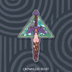 Broken Master Sword Sticker | Legend of Zelda Tears of the Kingdom - ToTK
