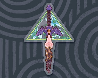 Broken Master Sword Sticker | Legend of Zelda Tears of the Kingdom - ToTK