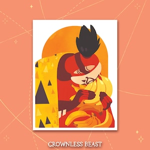 Yiga Banana Kiss Pegatina / Leyenda de Zelda Lágrimas del Reino Aliento de lo Salvaje