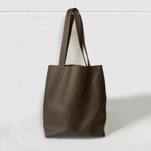 Ledertasche, Ledertasche, Umhängetasche, braune Geldbörse, Lederumhängetasche, Mittlere Einkaufstasche, Tote Umhängetasche, Tote Tasche Geldbörse