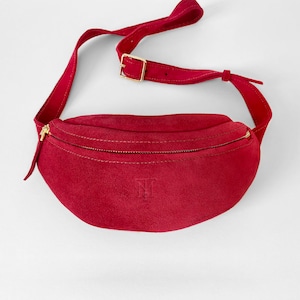 Ruby Suede Belt Bag: Convertible Crossbody Fanny Pack