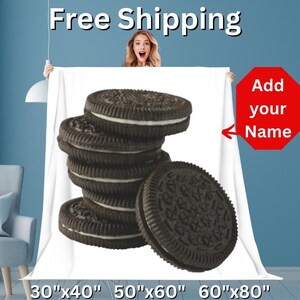 Oreo cookie blanket new arrivals