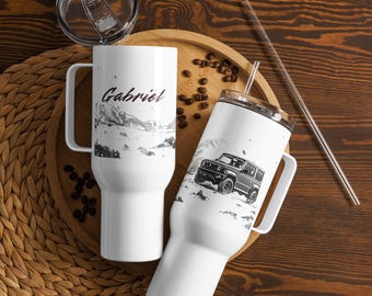 Custom Suzuki Jimny Tumbler: Offroad Adventure Travel Mug