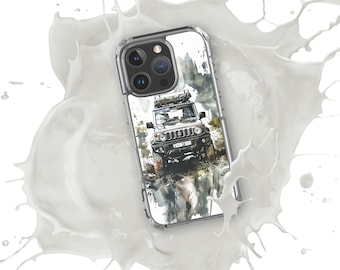 Suzuki Jimny iPhone Case, Offroad Adventure, Clear Tough Protection