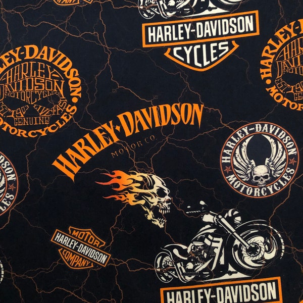 harley davidson fabric amazon