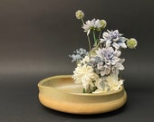 Japan Hand crafted Low Profile Ikebana Flower Vase Large Flower Arrangement Vase W9.75 quot