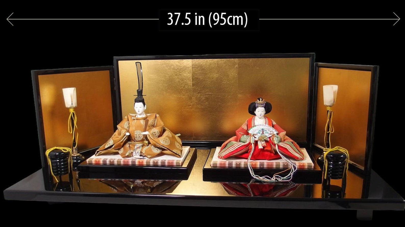 Japanese HINA Dolls, Emperor and Empress Full Set