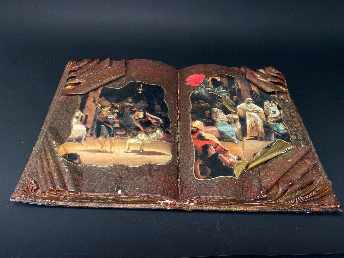 Handcrafted Bible Story Scenes, Made From Book W/folding Design, Book ...