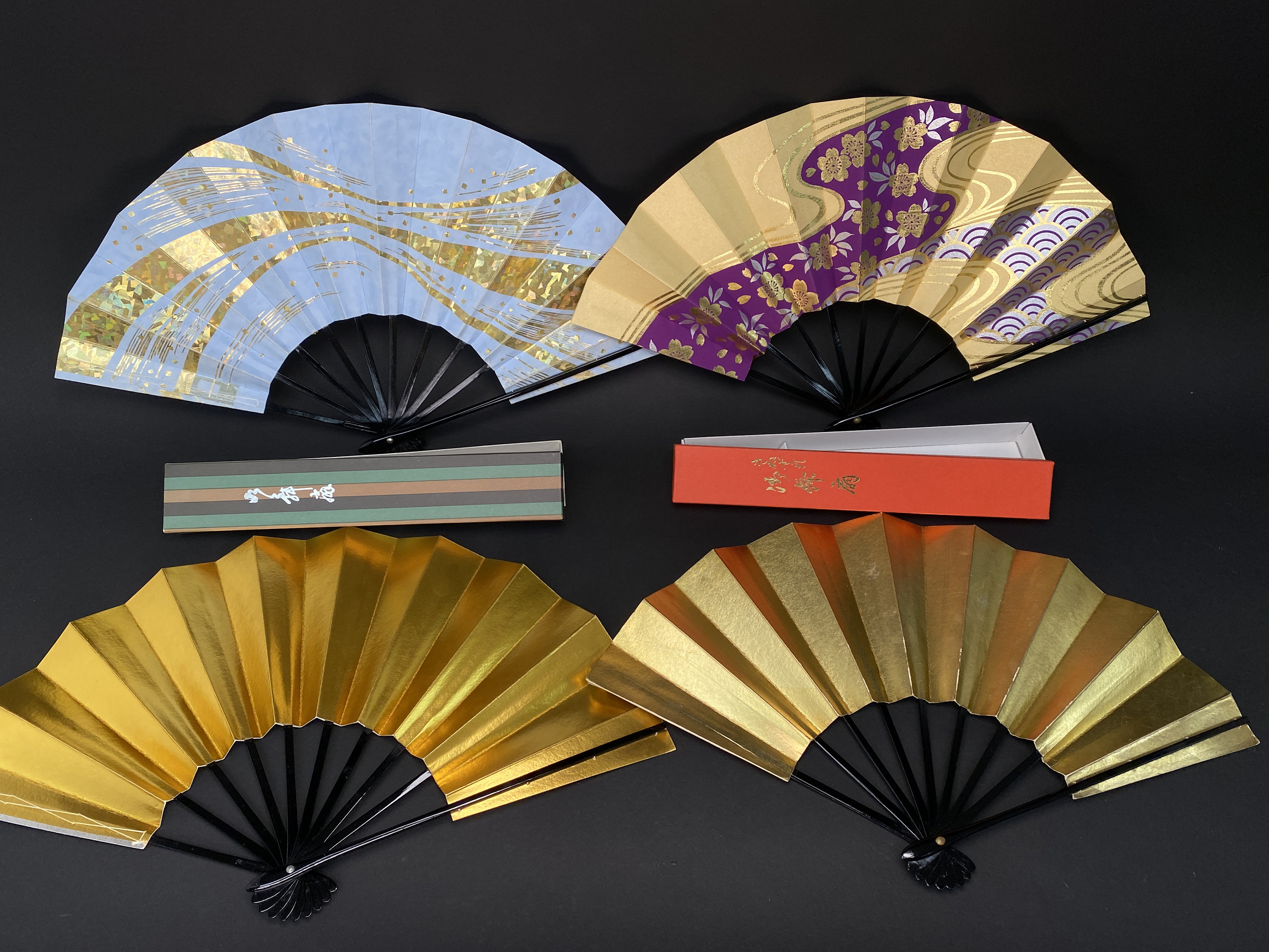 Mini Kimono bag Oogi fans (silk) - j-okini - Products from Japan
