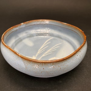 Bol bleu Shino yaki discret, tasse à thé, tasse à thé Shino Nezumi, articles Mino, fabriqué au Japon