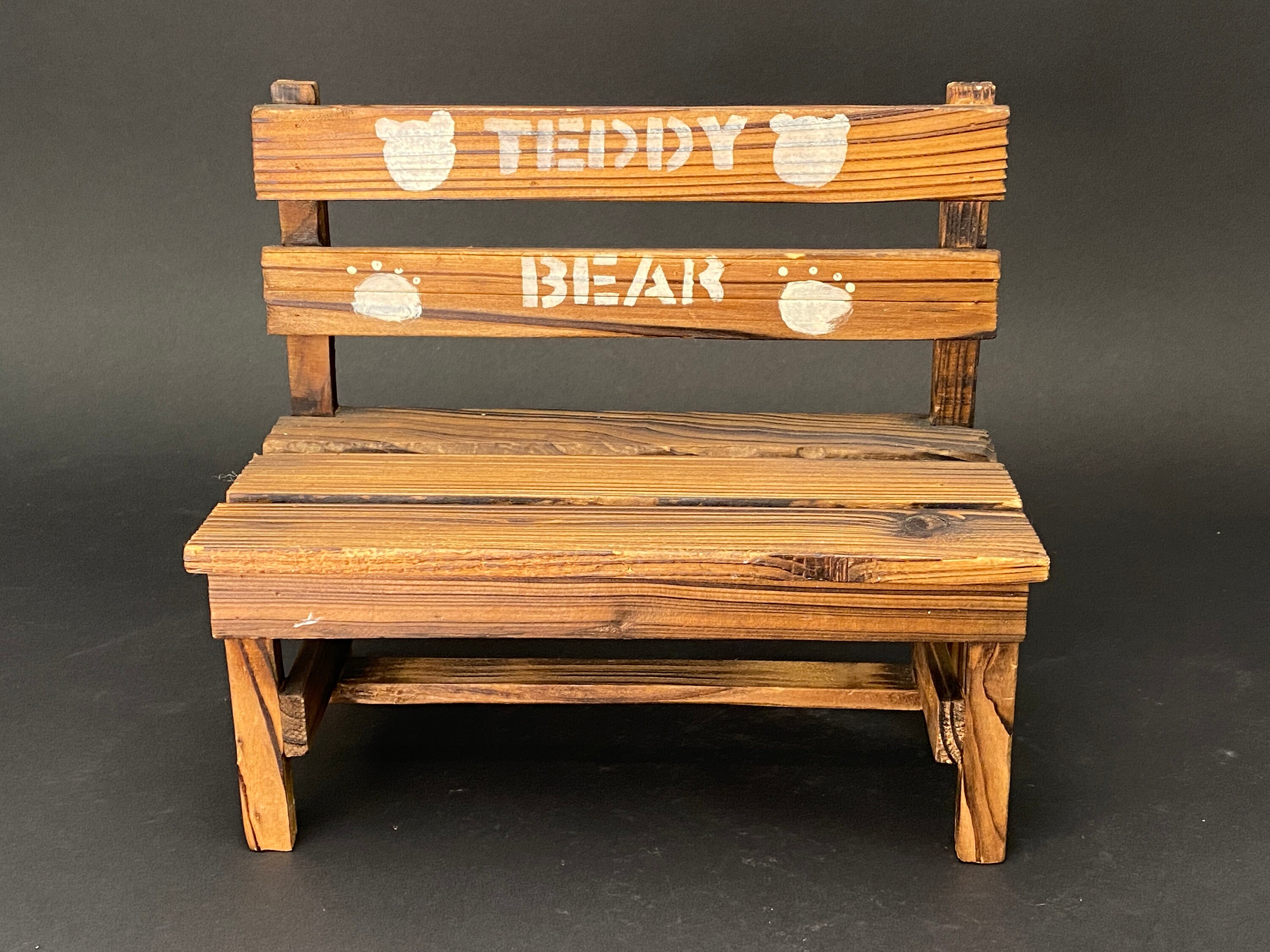 Wood Bear Bench - Etsy