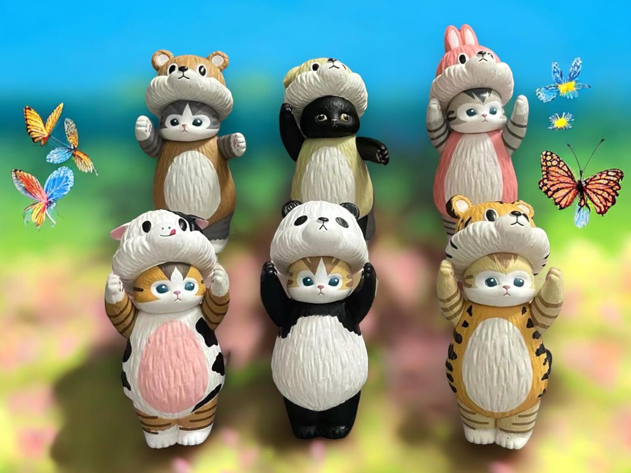 Mofusand Secret Mascot Box, Animal Cosplay Cat Blind Box, Cute Cat