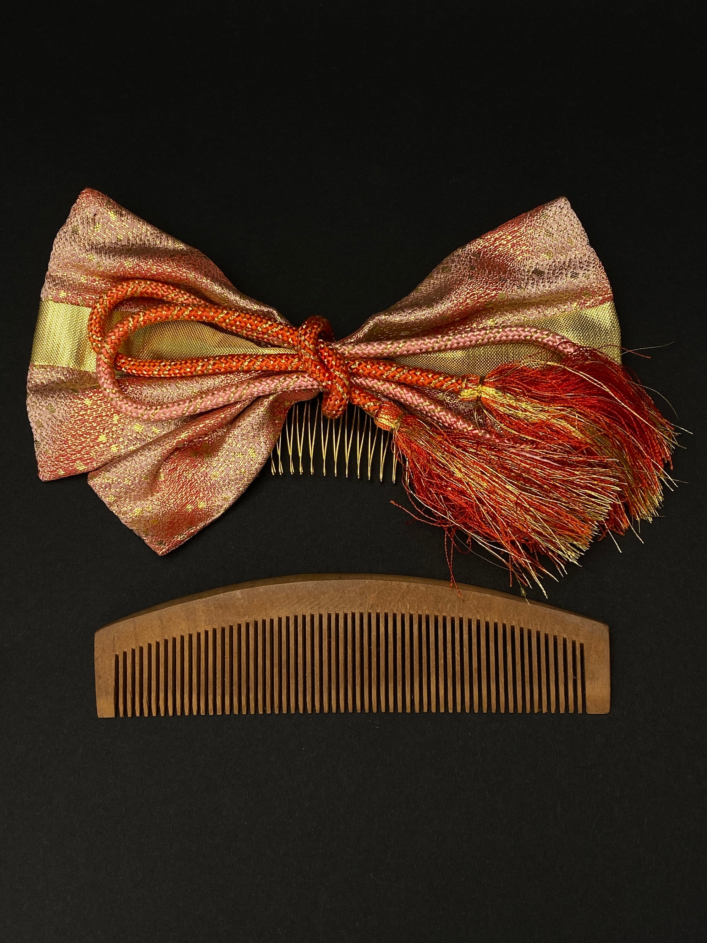 Demon Slayer little hair ribbons - Momo Kanzashi