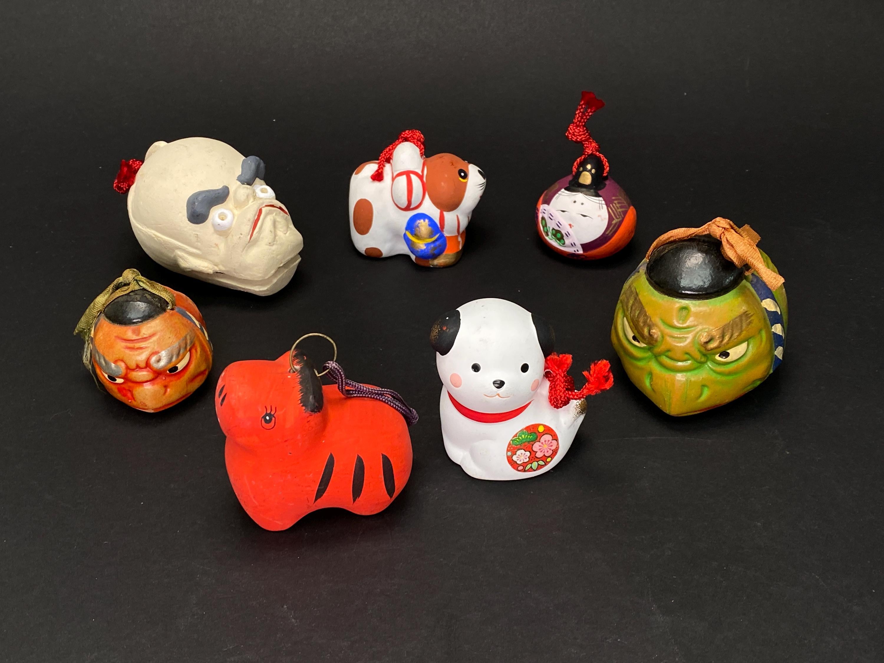 Japanese clay bells - Etsy 日本