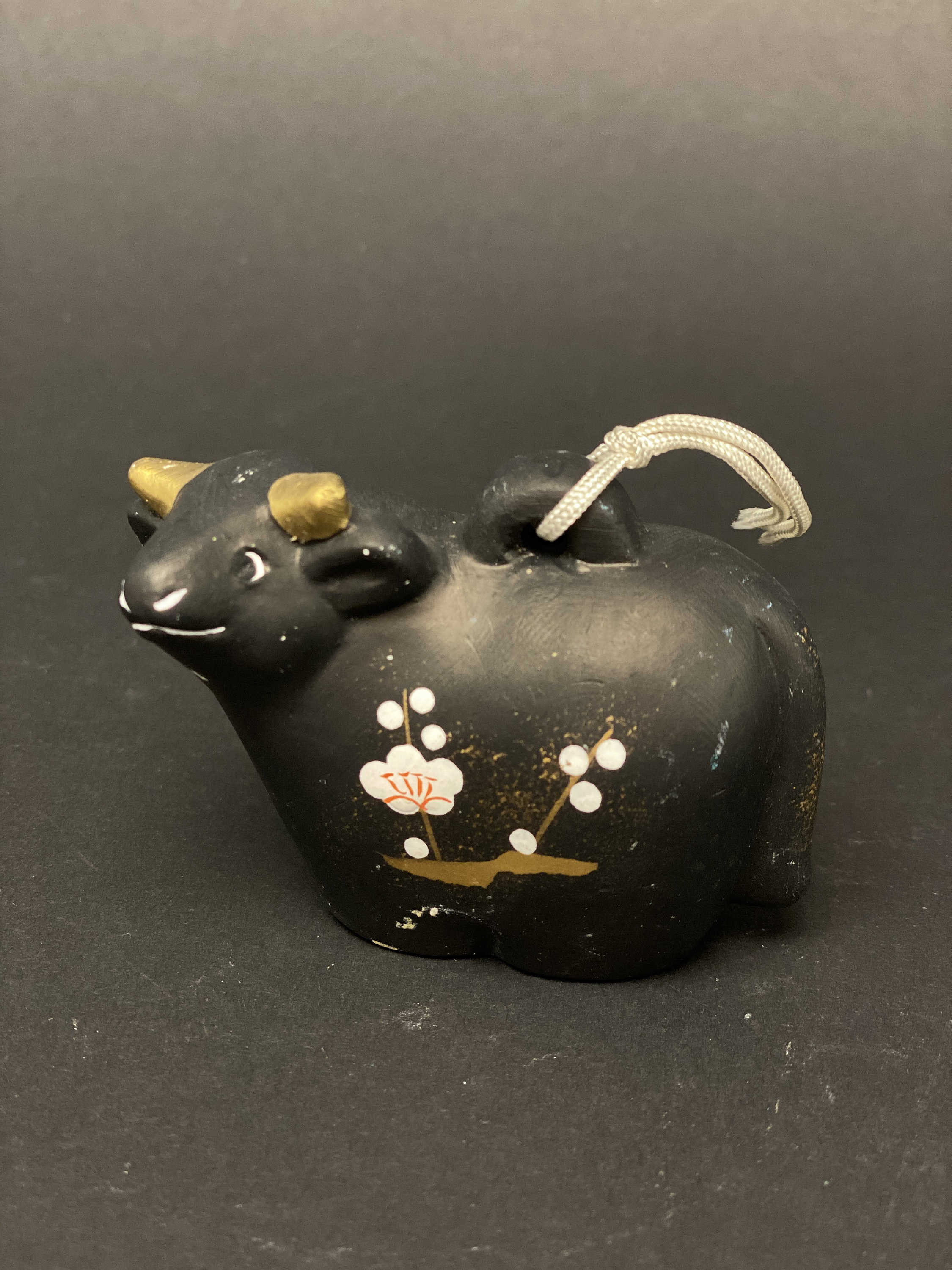 日本の土鈴、動物鈴、ヴィンテージ土鈴、手作り陶器人形、干支動物