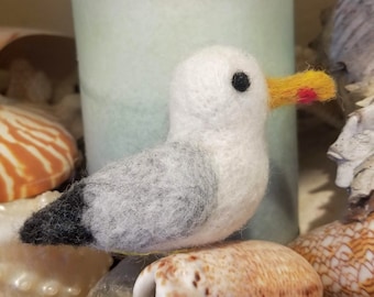 Seagull Ornament || Needlefelt Seagull