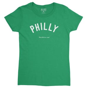 Philadelphia Women&#39;s T-Shirt | Retro Philly Style Tee | Vintage Pennsylvania Top | Philly Shirt | Liberty Bell Design | Philly Gift Idea