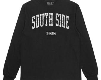 South Side Chicago Long Sleeve T-Shirt | Retro Neighborhood Tee | Classic South Side Apparel for Men & Unisex