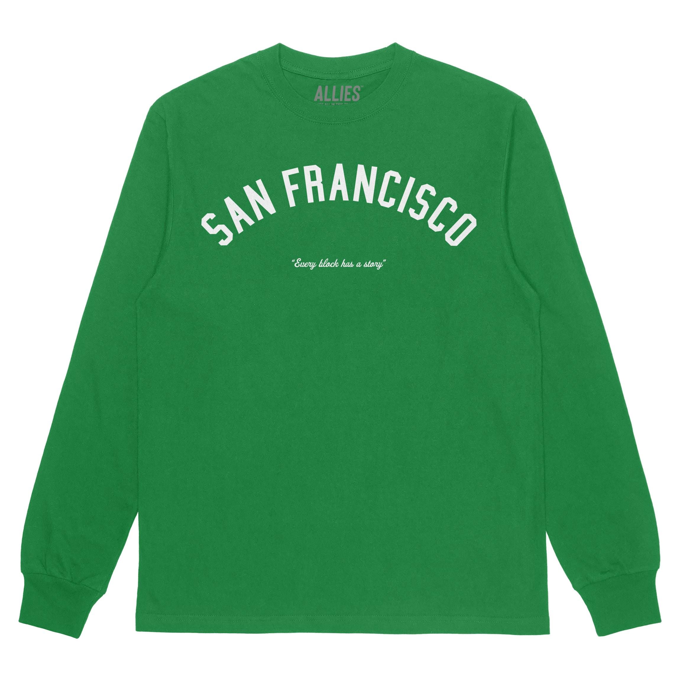 San Francisco Vintage Long Sleeve Shirt | Bay Area Retro Athletic
