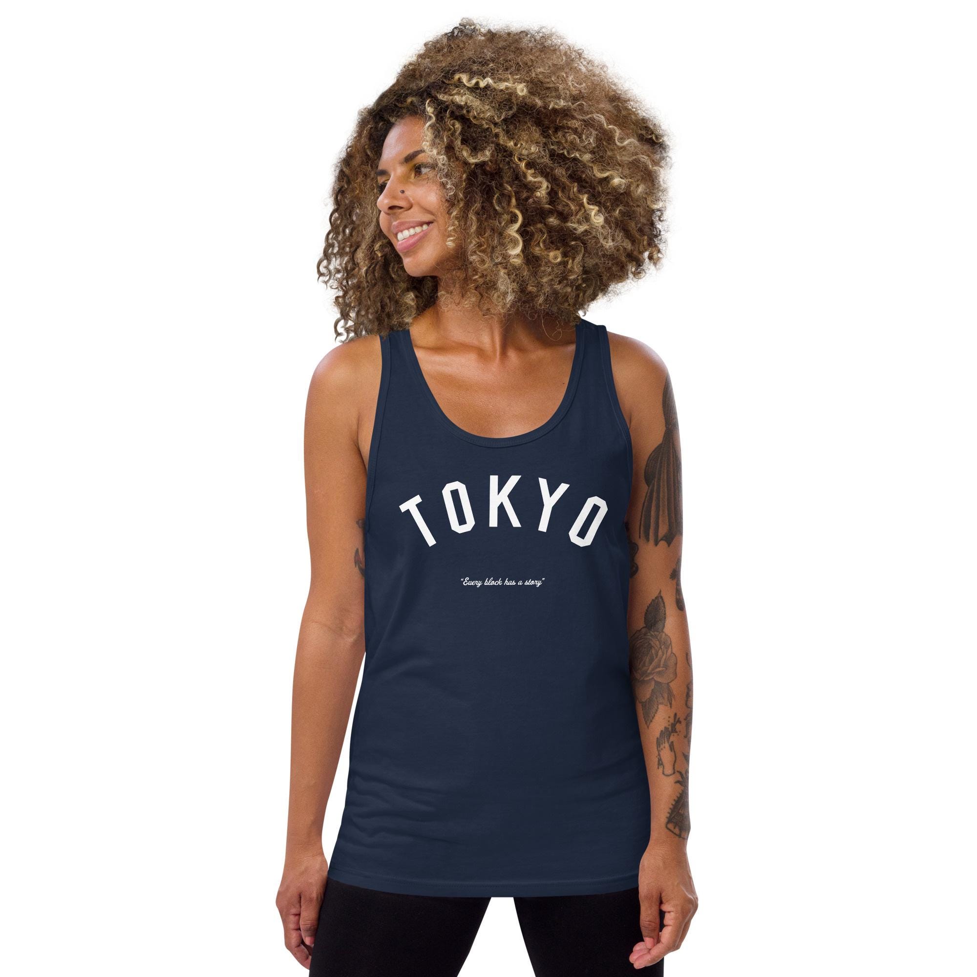 Tokyo Tank Top | Vintage Retro Athletic Style | Men's & Unisex