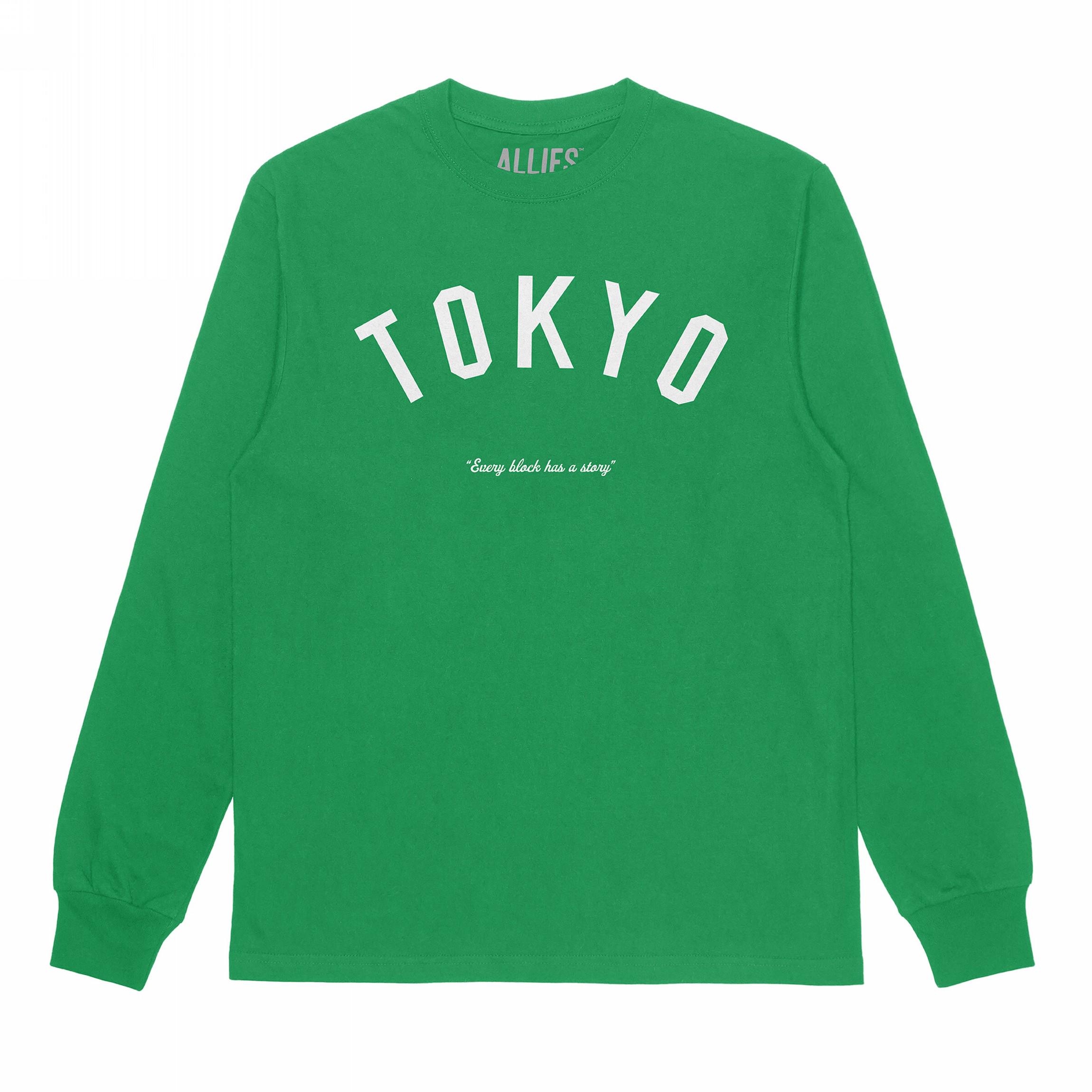 Tokyo Vintage Long Sleeve Shirt | Japan Retro Athletic Tee