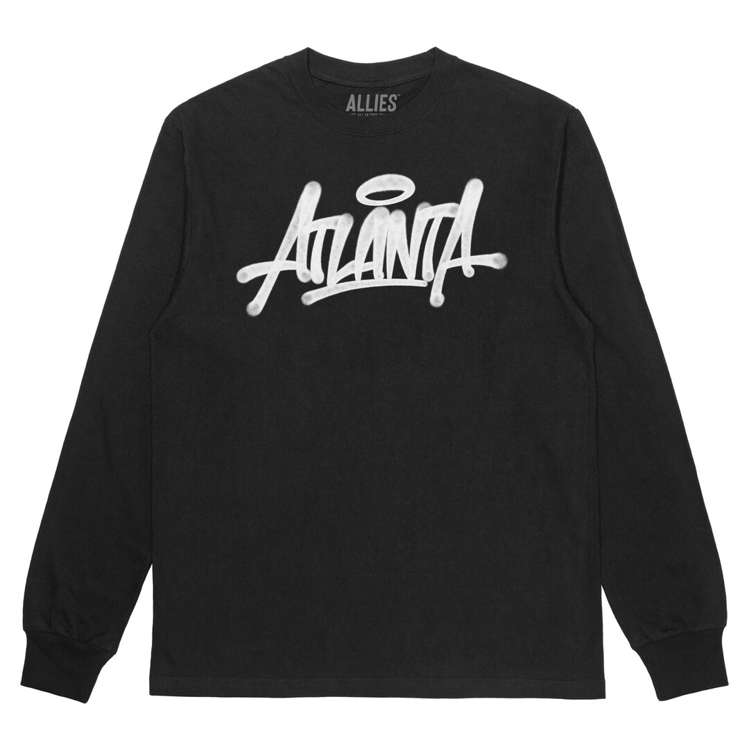 Atlanta Handstyle Long Sleeve T-shirt | Unique Atlanta Street Art ...