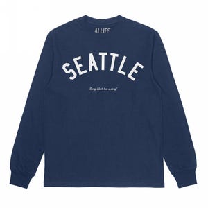 Seattle Long Sleeve Shirt | PNW Adventure Apparel | Unisex Graphic Tee | Soft & Cozy Seattle Gift | Pacific Northwest Lover Shirt