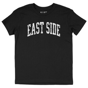 East Side Neighborhood T-Shirt for Kids – City Area Code – Youth Boys & Girls Shirt – Urban Style Tee