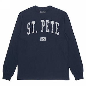 St. Pete 727 Long Sleeve Shirt | St. Petersburg Florida Tee | Area Code 727 Top | Unisex Regular Fit | Florida Local Long Sleeve T-Shirt
