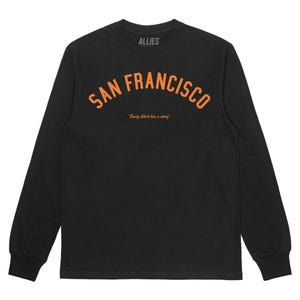 San Francisco Vintage Long Sleeve Shirt | Bay Area Retro Athletic Tee | Unisex Graphic Shirt | Cozy San Francisco Gift | SF Local Apparel