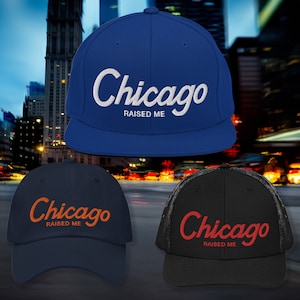 Chicago Hat | Chicago Native Snapback Hat, Dad Hat, and Trucker Hat | Unisex Chicago Cap | Chicago Sports Hat | Chicago Illinois Gift