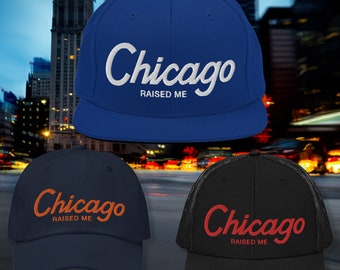 Chicago Hut | Chicago Native Snapback Mütze, Dad Mütze und Trucker Mütze | Unisex Chicago Cap | Chicago Sportmütze | Chicago illllinois Geschenk